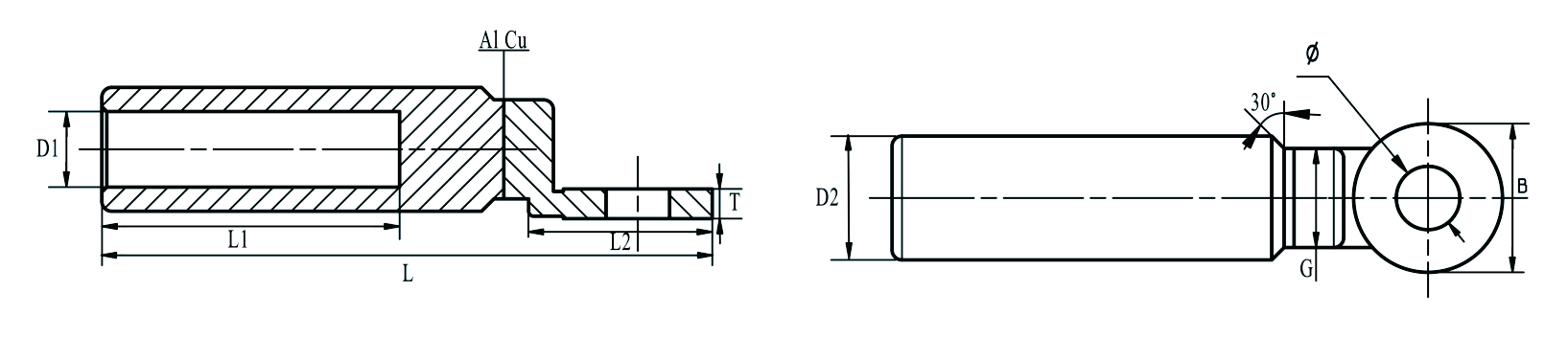Bimetallic Lugs BLF