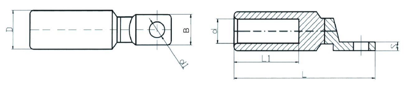 Bimetallic Cable Lugs DTL-F