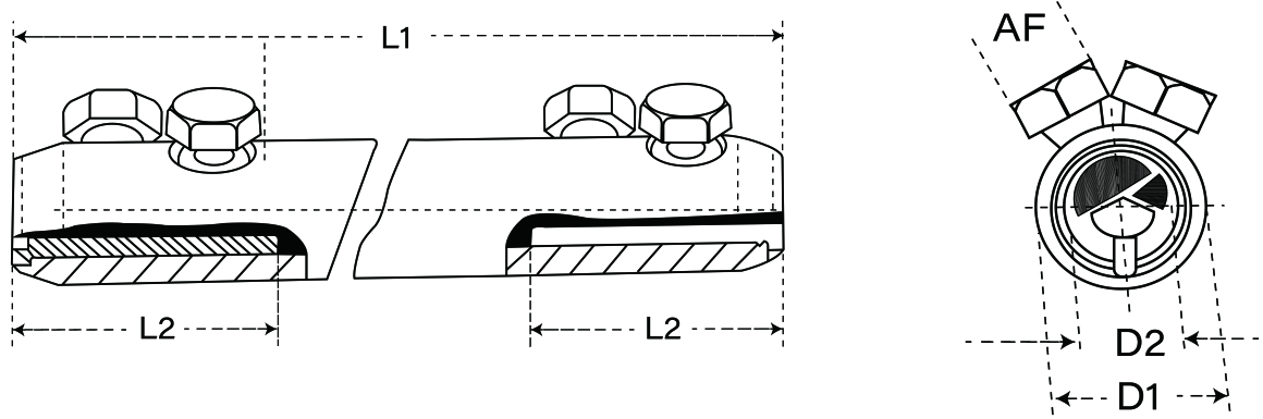 Mechanical Shear Bolt Connectors -MSC -U-L