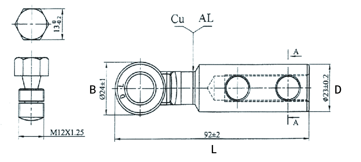 Mechanical Cable Lug DTLL