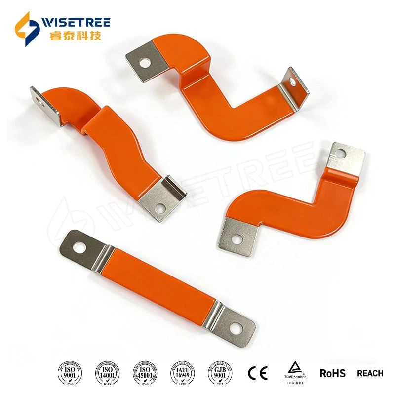 OEM 3D Bending High Voltage Copper Busbar 45